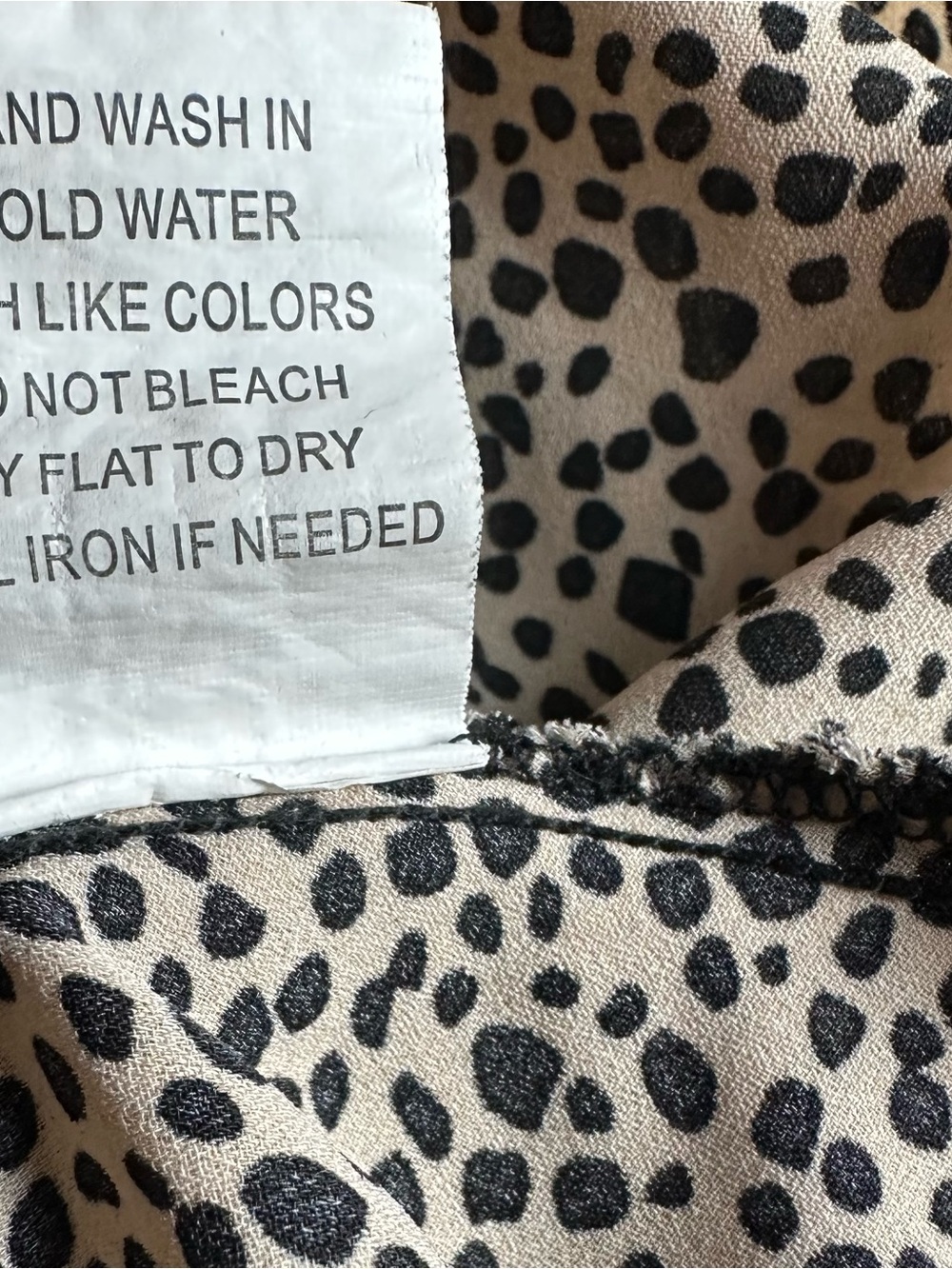 Hesperus Cheetah Leopard Print Faux Wrap Peplum Blouse Top XS - Picture 13 of 13
